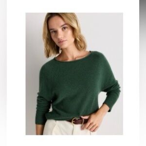 Quince Mongolian Cashmere Boatneck Sweater, Size Small